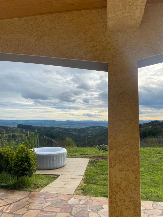 Saint-Hilaire Vue Panoramique & Jacuzzi Prive别墅 外观 照片